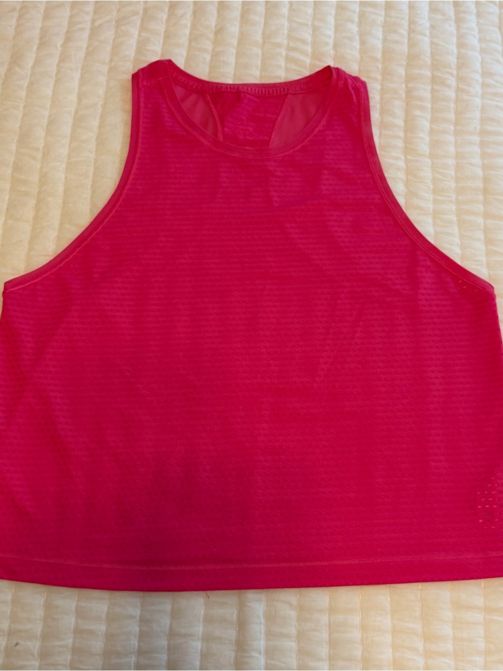 Athleta Pink Women's Cropped Athletic Tank Top